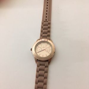 Rose gold watch